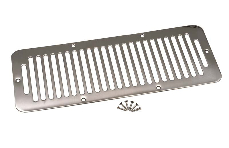 Kentrol 30406 Polished Silver Hood Vent 78-86 Jeep CJ