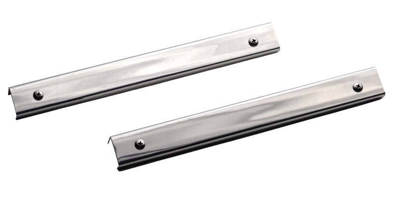 Kentrol 30415 Polished Silver Entry Guards Pair 55-83 CJ5