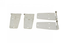 Load image into Gallery viewer, Kentrol 30420 Polished Silver Door Hinge Set 4 Pieces 76-93 CJ and Wrangler YJ