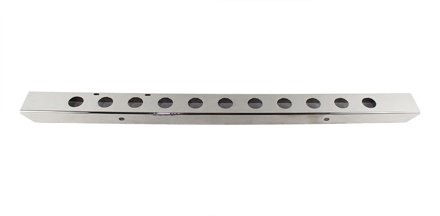 Kentrol 30429 Polished Silver 54 Inch Front Bumper with holes 45-86 CJ