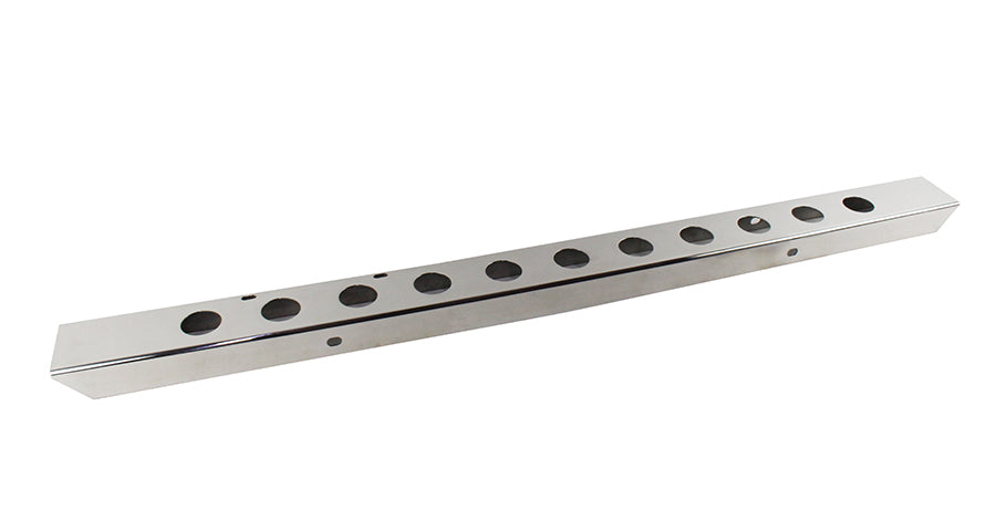 Kentrol 30429 Polished Silver 54 Inch Front Bumper with holes 45-86 CJ