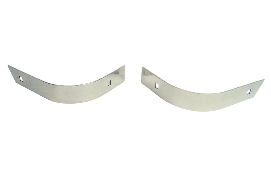 Kentrol 30435 Polished Silver Rear Body Guard Pair 87-95 Wrangler TJ