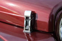 Load image into Gallery viewer, Kentrol 30489 Polished Silver Hood Catch Pair 97-06 Wrangler TJ