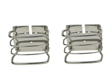 Load image into Gallery viewer, Kentrol 30497 Polished Silver Taillight Guard Pair 76-06 CJ Wrangler YJ/TJ