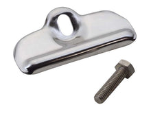 Load image into Gallery viewer, Kentrol 30499 Polished Silver Battery Tray Clamp 76-86 CJ