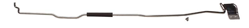 Kentrol 30530 Polished Silver Hood Prop Rod 97-06 Wrangler TJ