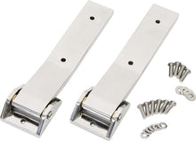 Load image into Gallery viewer, Kentrol 30578 Polished Silver Tailgate Hinge Pair 07-18 Wrangler JK