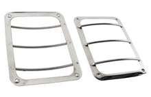 Load image into Gallery viewer, Kentrol 30582 Polished Silver Taillight Guard Pair 07-18 Wrangler JK