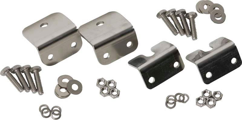 Kentrol 30667 Polished Strut Rod Mounting Brackets 4 pc 72-86 CJ