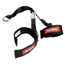 Load image into Gallery viewer, RaceQuip Hook and Loop Adjustable 2&quot; Cuff Black Adult 10 in. to 15 in. Forearm