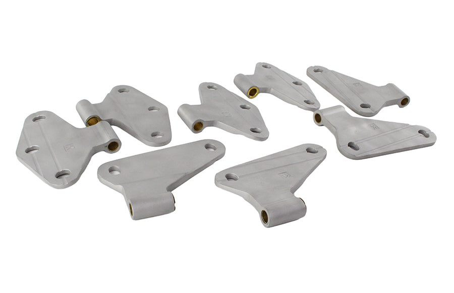 Kentrol 40581 Grey Body Door Hinge Set 8 Pieces 4 Door 07-18 Wrangler JK