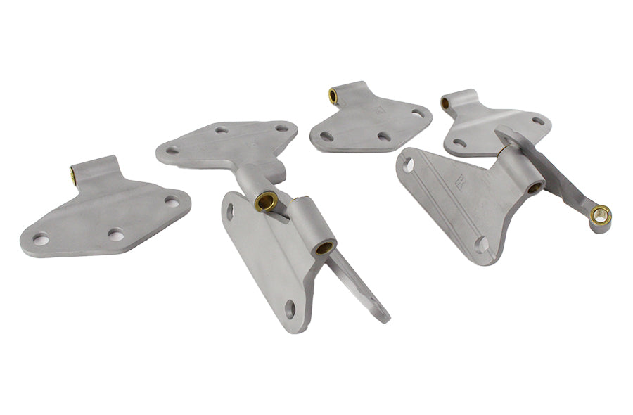 Kentrol 40581 Grey Body Door Hinge Set 8 Pieces 4 Door 07-18 Wrangler JK