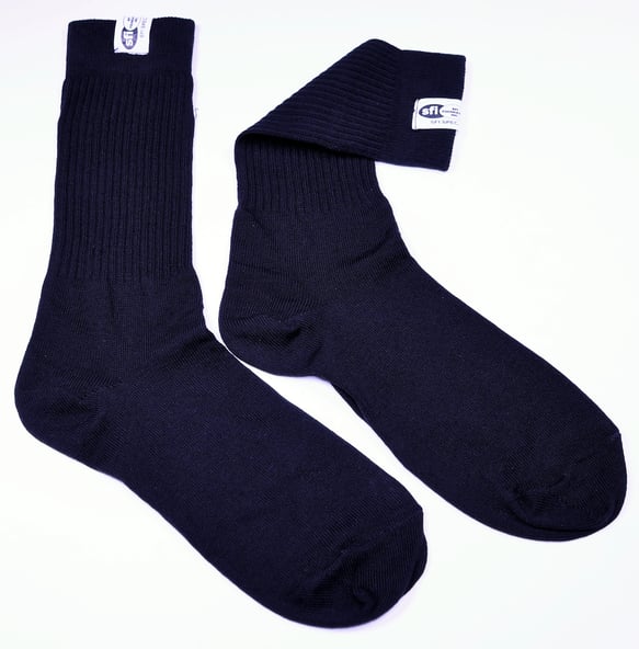 RaceQuip Fire Retardant Socks Black XX-Small Shoe Size K8-13