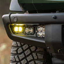 Load image into Gallery viewer, Baja Designs 448179UP S2 SAE Pro Amber/Clear LED Fog Light Kit For 21-24 Bronco
