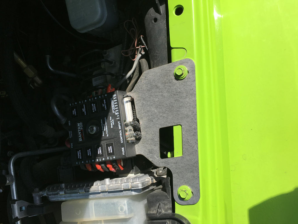 sPOD 5000-JK Jeep Wrangler JK Bantam Mount - Flat