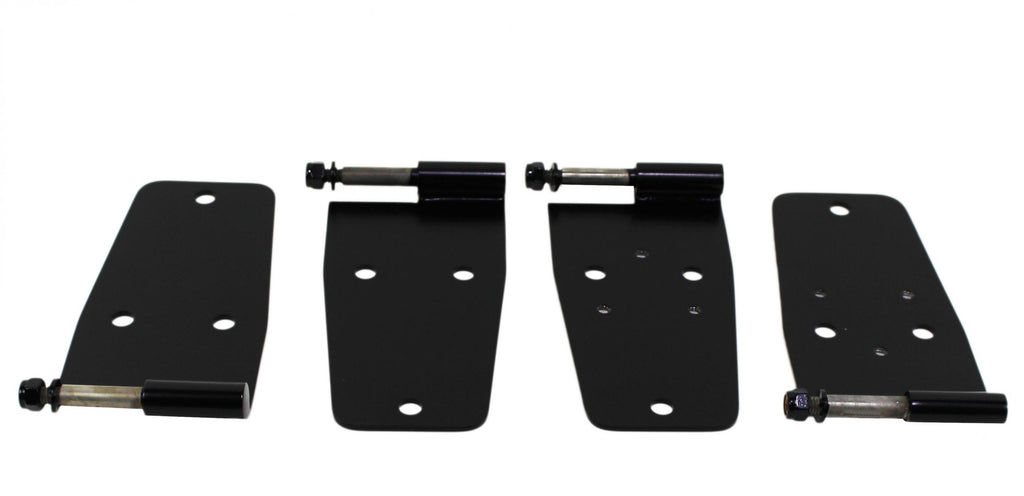 Kentrol 50420 Black Hardtop Door Hinge Set 4 Pieces 76-93 CJ and Wrangler YJ