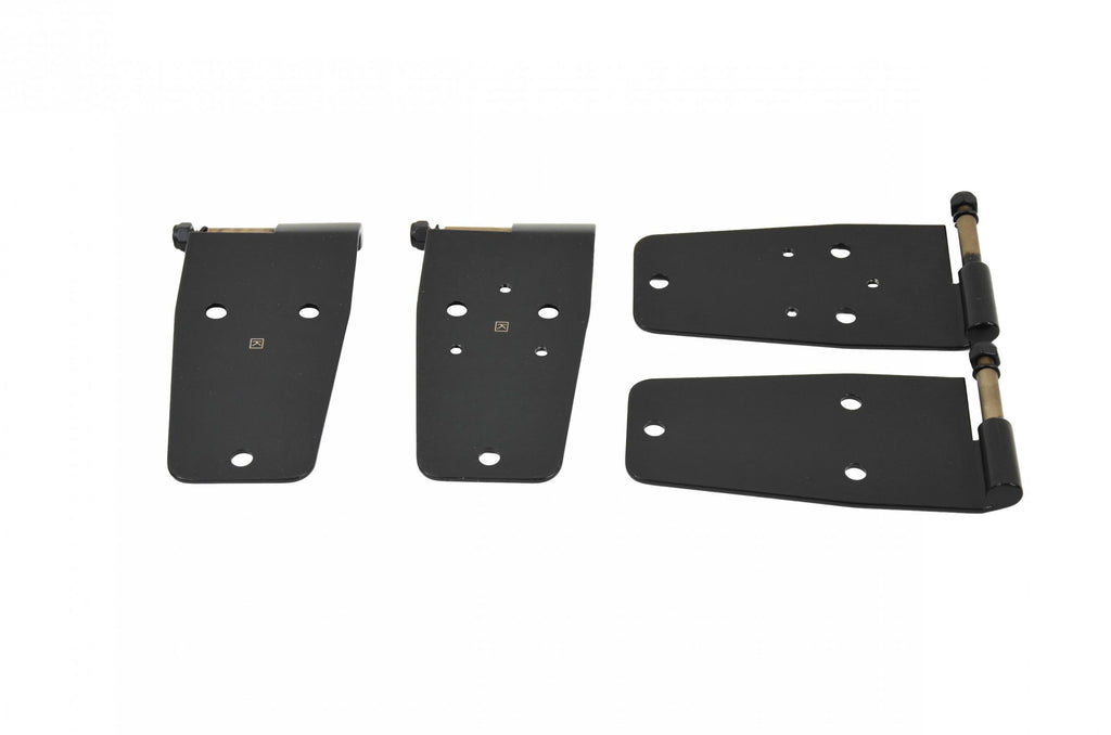 Kentrol 50420 Black Hardtop Door Hinge Set 4 Pieces 76-93 CJ and Wrangler YJ