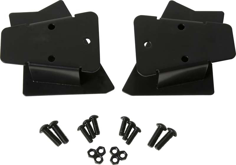 Kentrol 50542 Black Mirror Relocation Bracket Pair 03-06 Wrangler TJ