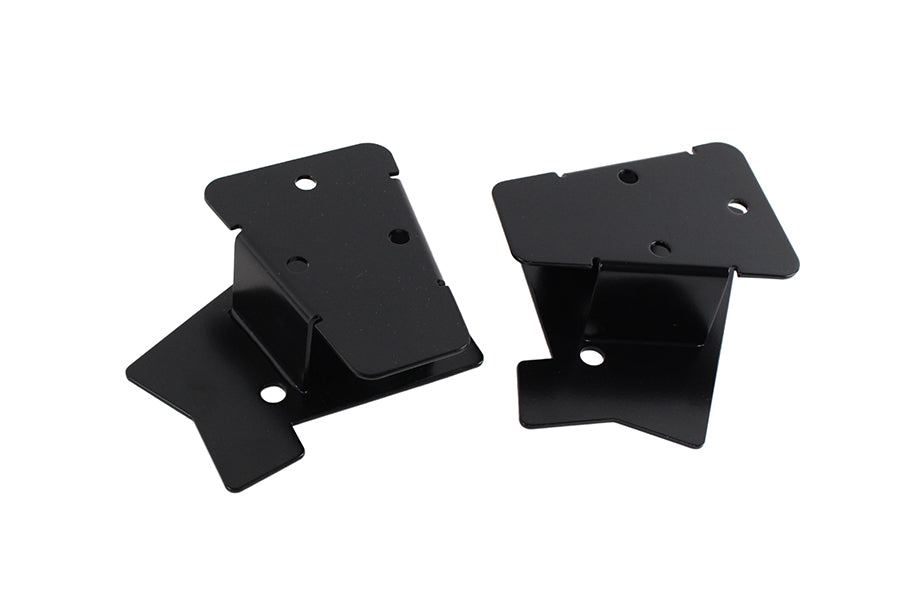 Kentrol 50542 Black Mirror Relocation Bracket Pair 03-06 Wrangler TJ