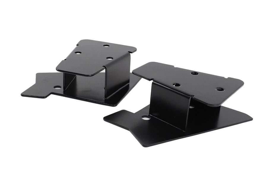 Kentrol 50542 Black Mirror Relocation Bracket Pair 03-06 Wrangler TJ