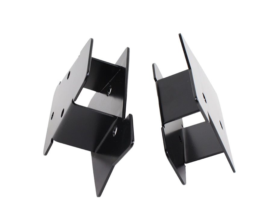 Kentrol 50542 Black Mirror Relocation Bracket Pair 03-06 Wrangler TJ