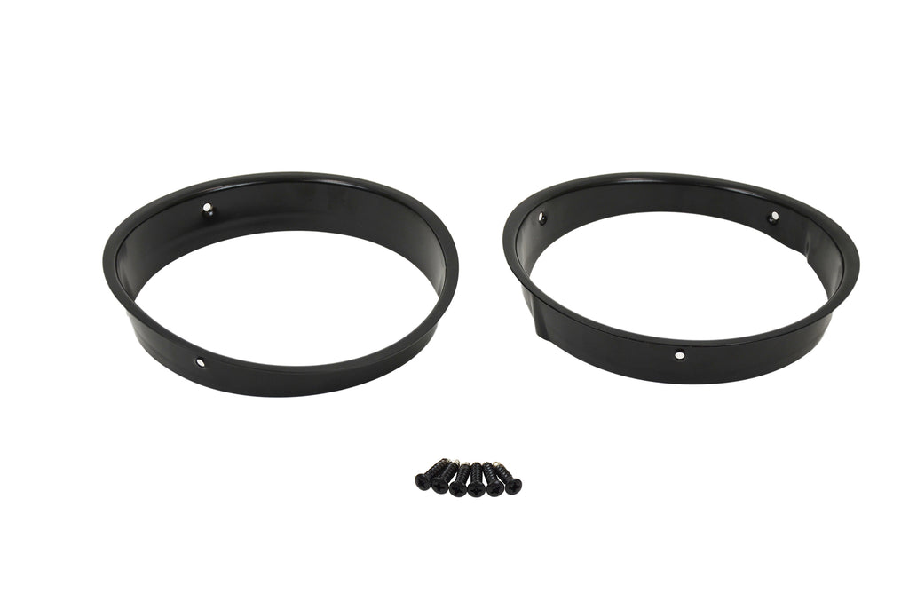 Kentrol 50543 Black Headlight Bezels Pair 97-06 Wrangler TJ