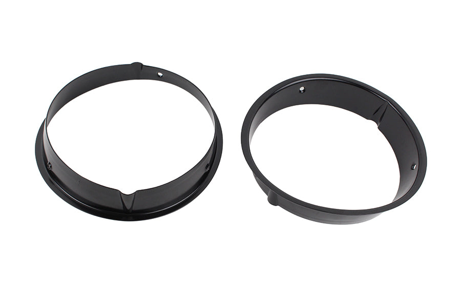 Kentrol 50543 Black Headlight Bezels Pair 97-06 Wrangler TJ