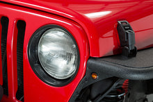 Load image into Gallery viewer, Kentrol 50543 Black Headlight Bezels Pair 97-06 Wrangler TJ