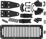 Kentrol 50570 Black Hood Kit With TJ Style Hood Catch 78-95 CJ and Wrangler YJ