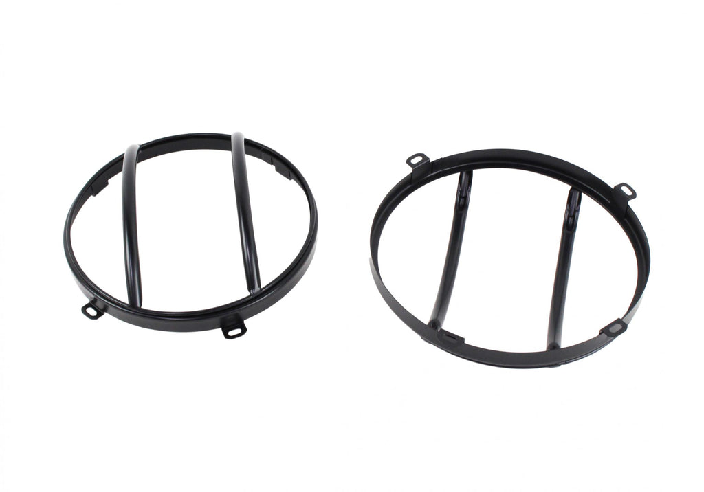 Kentrol 50573 Black Euro Headlight Guards Pair 07-18 Wrangler JK