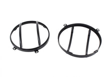 Load image into Gallery viewer, Kentrol 50573 Black Euro Headlight Guards Pair 07-18 Wrangler JK