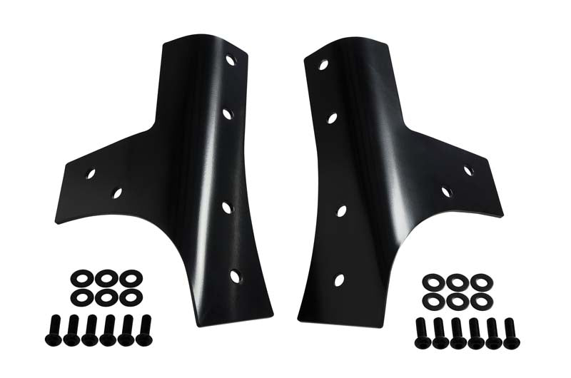 Kentrol 50574 Black Windshield Supports Pair 07-18 Wrangler JK