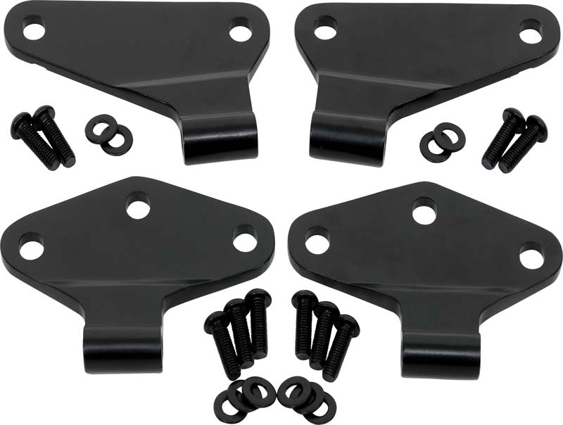 Kentrol 50580 Black Body Door Hinge Set 4 Pieces 2 Door 07-18 Wrangler JK