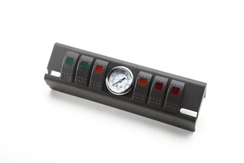 sPOD 510-97 TJ 6 Switch Panel w Air Gauge For 97-02 Wrangler TJ