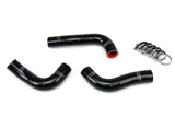 HPS 57-1030-BLK Black Silicone Radiator Hose For 1994-1997 Miata