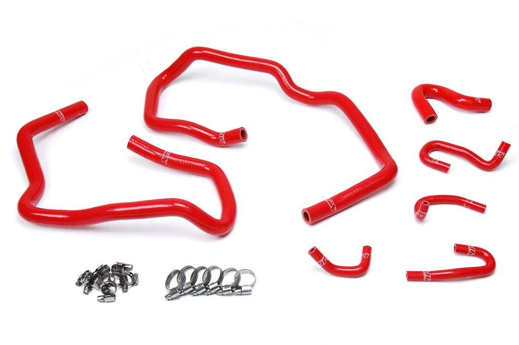 HPS 57-1547-RED Red Silicone Heater Hose For 2010-2014 FJ Cruiser 4.0L V6