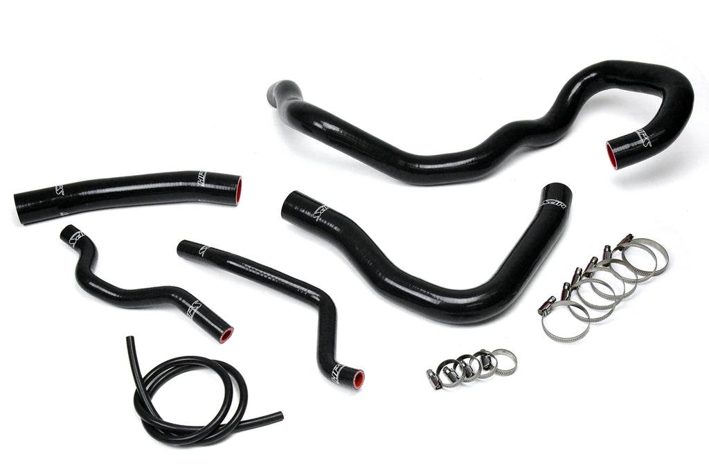 HPS Black Silicone Radiator/Heater Hose For 2008-2017 Lancer 2.0L 2.4L DE ES GTS