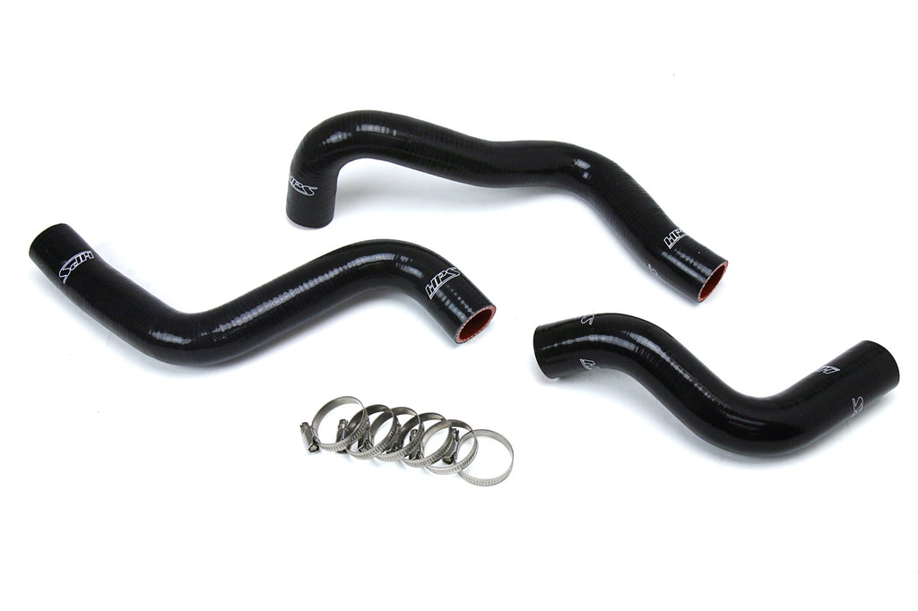 HPS 57-1634-BLK Black Silicone Radiator Hose For 2004-2011 RX8