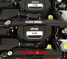 Load image into Gallery viewer, HPS Black Silicone Intake Hose For 2012-2017 Wrangler JK &amp; Unlimited 3.6L V6