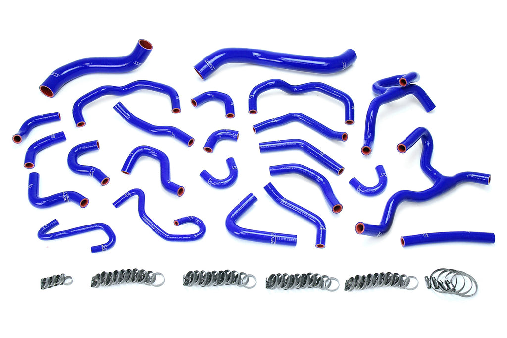 HPS 57-1670-BLUE-2 Blue Silicone Radiator/Heater Hose For 08-16 LX570 5.7L V8