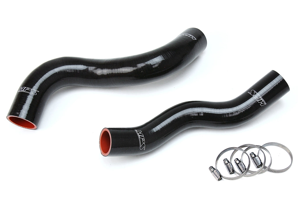 HPS 57-1703-BLK-2 Black Silicone Radiator Hose For 06-09 Commander 4.7L V8 XK