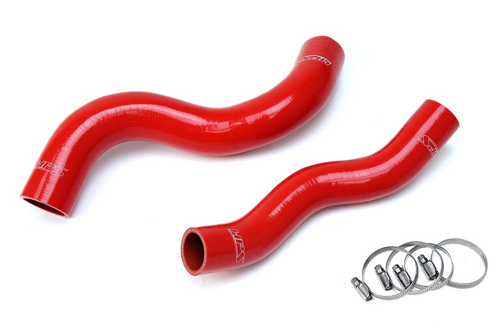 HPS 57-1703-RED-2 Red Silicone Radiator Hose For 2006-2009 Commander 4.7L V8 XK