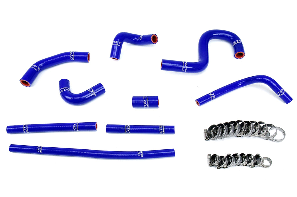 HPS 57-1798-BLUE Blue Silicone Heater Hose For 1996-2002 4Runner 3.4L V6