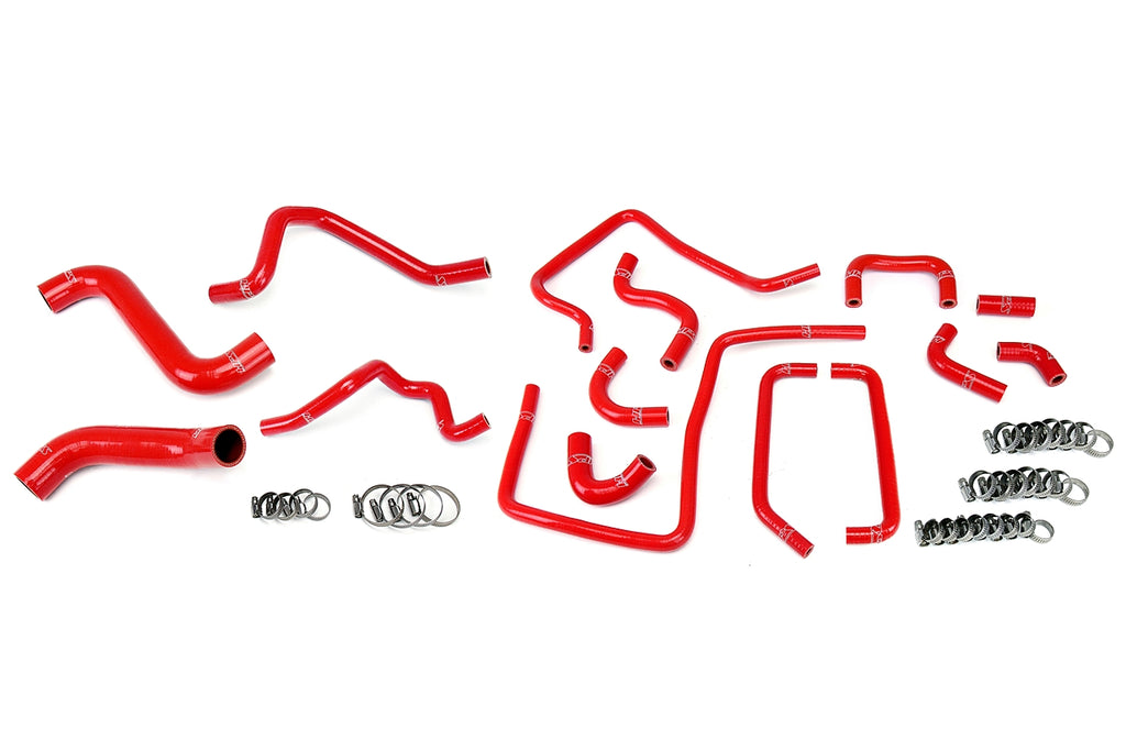 HPS Red Silicone Radiator Heater Ancillary Hose For 2005 Impreza WRX 2.0L Turbo