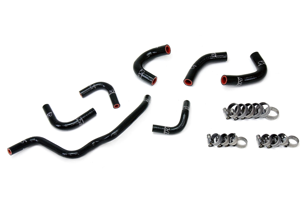 HPS Black Silicone Oil Cooler-Throttle Body Hose Kit for 2006-2009 S2000 2.2L