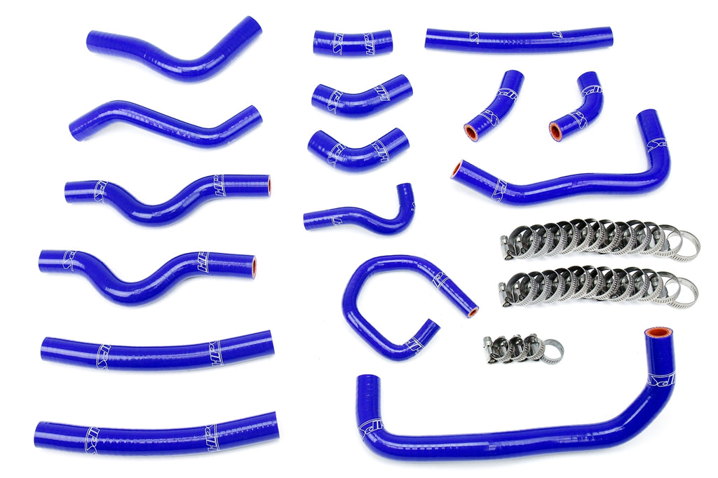 HPS 57-1913-BLUE Blue Silicone Heater Hose For 1998-2002 Land Cruiser 4.7L V8