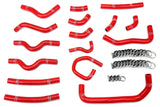 HPS 57-1913-RED Red Silicone Heater Hose For 1998-2002 Land Cruiser 4.7L V8