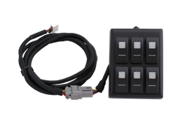 sPOD 700-RAM-LED-B Self contained 6 Switch Panel wDual LED Blue Switches