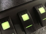 sPOD 700-Tun-LED-G 6 Switch Panel w Dual LED Green Switches for 2012-2017 Tundra