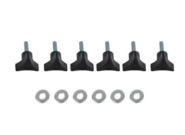Kentrol 70008 Black Unlimited LJ Hardtop Screws 04-06 Wrangler TJ Unlimited